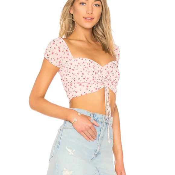 L'Academie The Amelia Top in Amber Floral - Picture 3 of 5